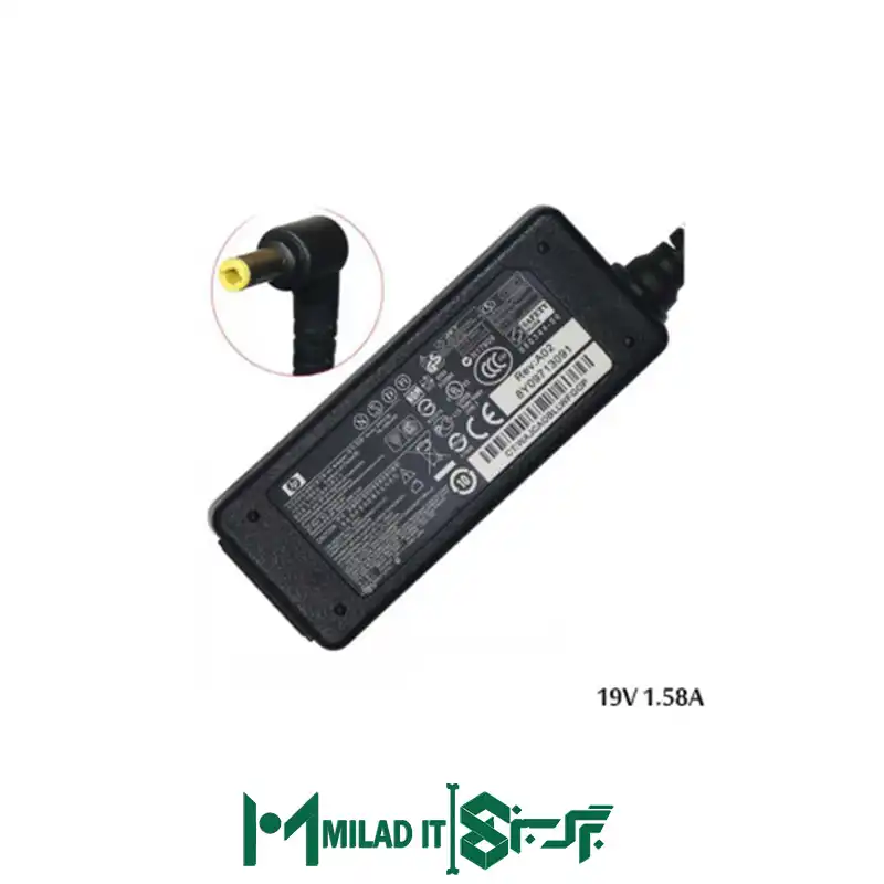 آداپتور لپ تاپ اچ پی HP ۱۹V ۱.۵۸A _۴.۰۱.۷