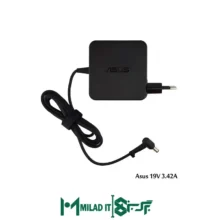 آداپتور لپ تاپ ایسوس Asus ۱۹V ۳.۴۲A _۵.۵۲.۵ مربعی