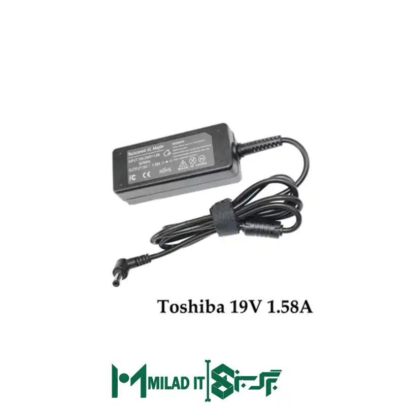 آداپتور لپ تاپ توشیبا Toshiba ۱۹V ۱.۵۸A _۵.۵۲.۵ آداپتور لپ تاپ توشیبا Toshiba ۱۹V ۱.۵۸A _۵.۵۲.۵