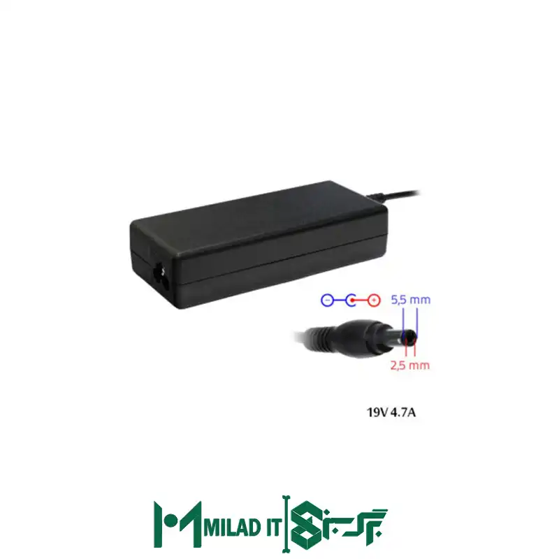 آداپتور لپ تاپ توشیبا Toshiba ۱۹V ۴.۷A _۵.۵۲.۵ آداپتور لپ تاپ توشیبا Toshiba ۱۹V ۴.۷A _۵.۵۲.۵