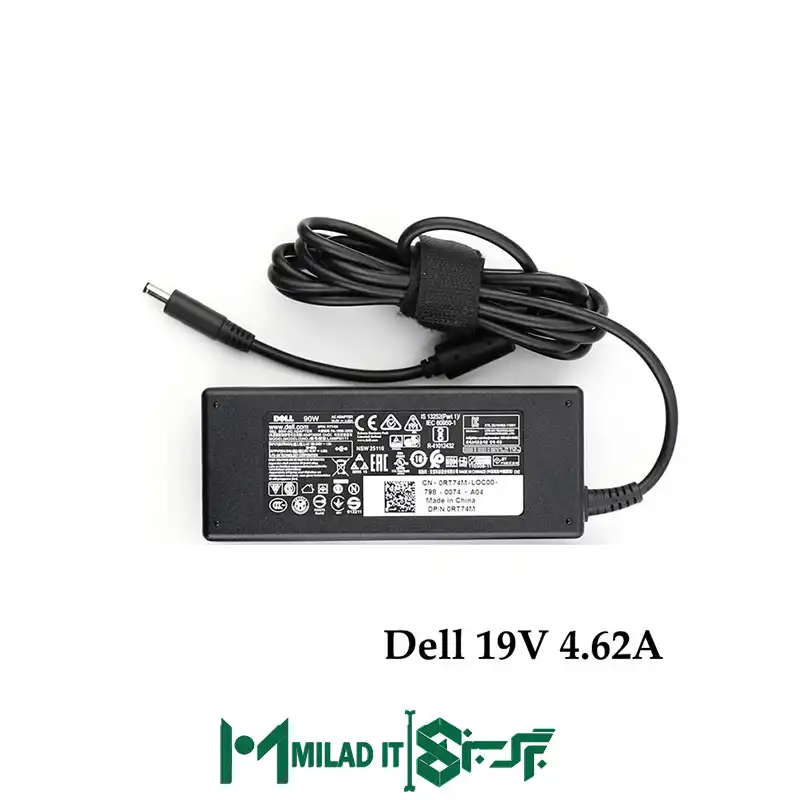 آداپتور لپ تاپ دل Dell ۱۹.۵V ۴.۶۲A _۳.۰۴.۵ آداپتور لپ تاپ دل Dell ۱۹.۵V ۴.۶۲A _۳.۰۴.۵