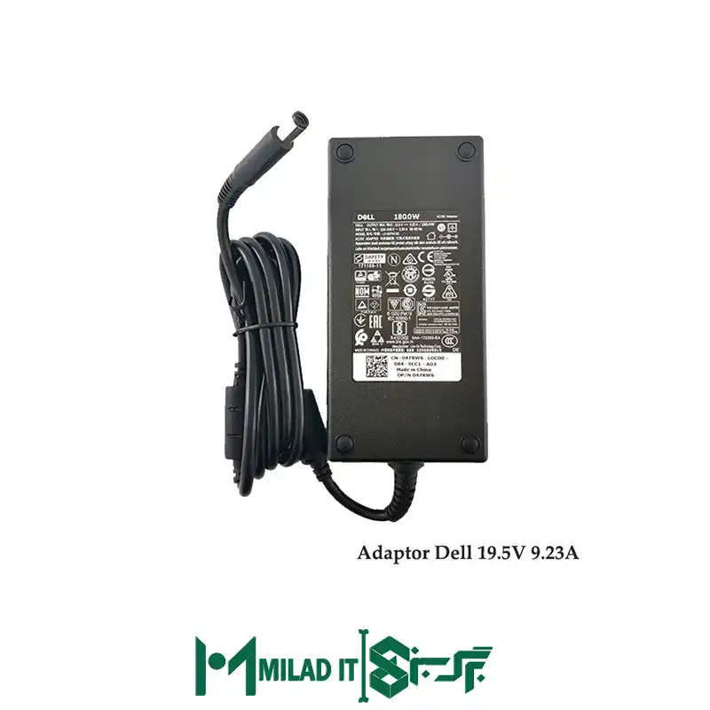 آداپتور لپ تاپ دل Dell ۱۹.۵V ۹.۲۳A Slim _۷.۴۵.۰
