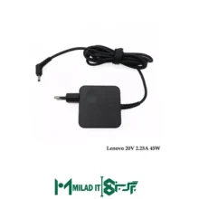آداپتور لپ تاپ لنوو Lenovo ۲۰V ۲.۲۵A _۴.۰۱.۷ سرریز مربعی
