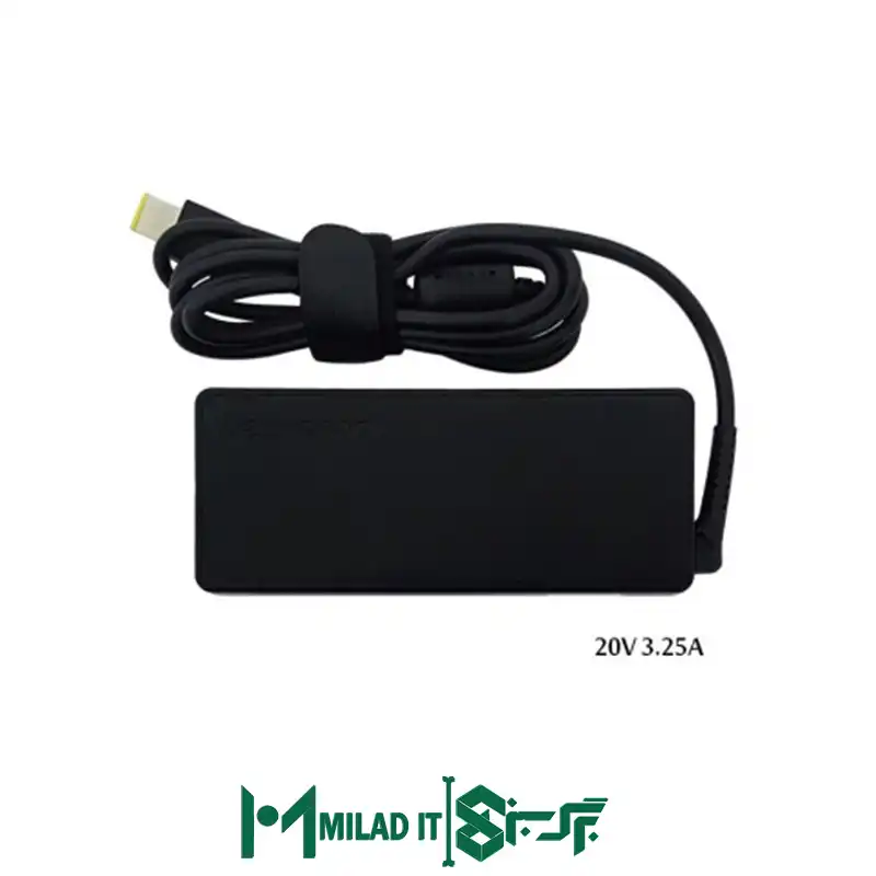 آداپتور لپ تاپ لنوو Lenovo ۲۰V ۳.۲۵A _USB آداپتور لپ تاپ لنوو Lenovo ۲۰V ۳.۲۵A _USB