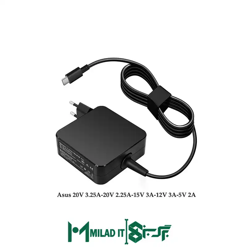 آداپتور تبلت ,موبایل ,لپ تاپ ایسوس Asus 20V 3.25A 20V 2.25A 15V 3A 12V 3A 5V 2A
