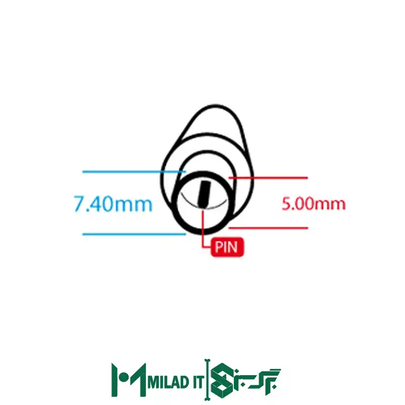 آداپتور لپ تاپ اچ پی HP 18.5V 6.5A Delta _7.45.0