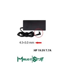 آداپتور لپ تاپ اچ پی HP ۱۹.۵V ۷.۷A Delta _۴.۵۳.۰