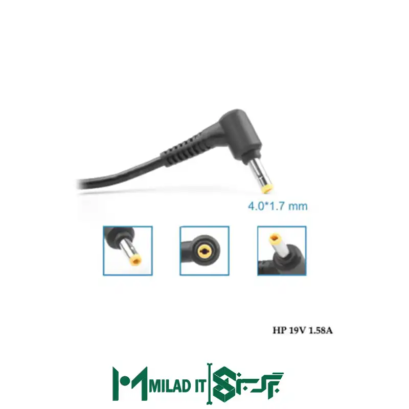 آداپتور لپ تاپ اچ پی HP 19V 1.58A _4.01.7