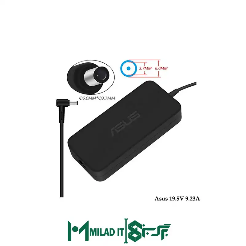 آداپتور لپ تاپ ایسوس-سوزن دار Asus 19.5V 9.23A Slim _6.03.7