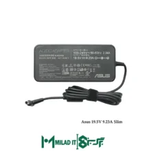 آداپتور لپ تاپ ایسوس-سوزن دار Asus 19.5V 9.23A Slim _6.03.7 برند GIMO Plus