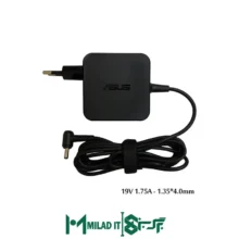 آداپتور لپ تاپ ایسوس Asus ۱۹V ۱.۷۵A _۴.۰۱.۳۵ زنبوکی سر فیش بزرگ مربعی