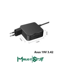 آداپتور لپ تاپ ایسوس Asus 19V 3.42A _4.01.35 مربعی- گارانتی بیمه ایران