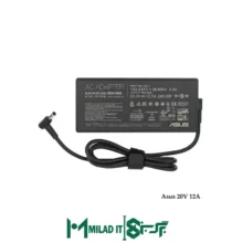 آداپتور لپ تاپ ایسوس Asus ۲۰V ۱۲A Slim _۶.۰۳.۷ کابل PC- سوزن دار