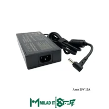 آداپتور لپ تاپ ایسوس Asus 20V 12A Slim _6.03.7 کابل PC- سوزن دار