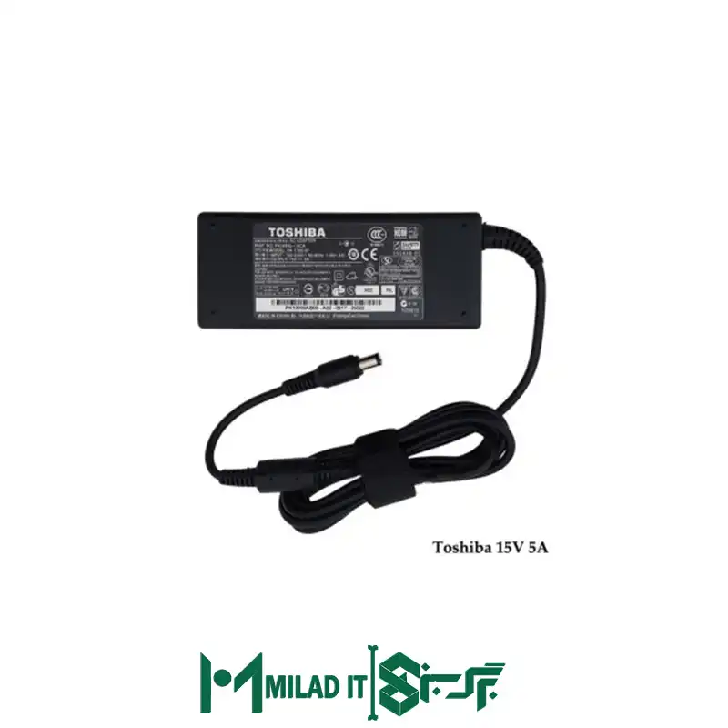 آداپتور لپ تاپ توشیبا Toshiba 15V 5A _6.33.0