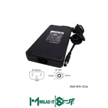 آداپتور لپ تاپ دل Dell 19.5V 12.3A Slim _7.45.0