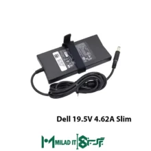 آداپتور لپ تاپ دل Dell 19.5V 4.62A Slim _7.45.0 گارانتی بیمه ایران
