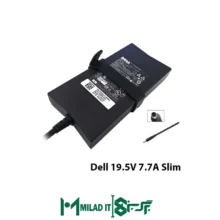 آداپتور لپ تاپ دل Dell 19.5V 7.7A Slim _4.53.0 سوزنی- گارانتی بیمه ایران