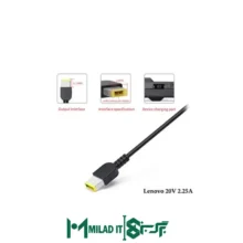 آداپتور لپ تاپ لنوو Lenovo 20V 2.25A _USB