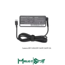 آداپتور لپ تاپ لنوو Lenovo ۲۰V ۳.۲۵A ۱۵V ۳A ۹V ۲A ۵V ۲A مستطیلی