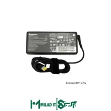 آداپتور لپ تاپ لنوو Lenovo ۲۰V ۶.۷A _USB